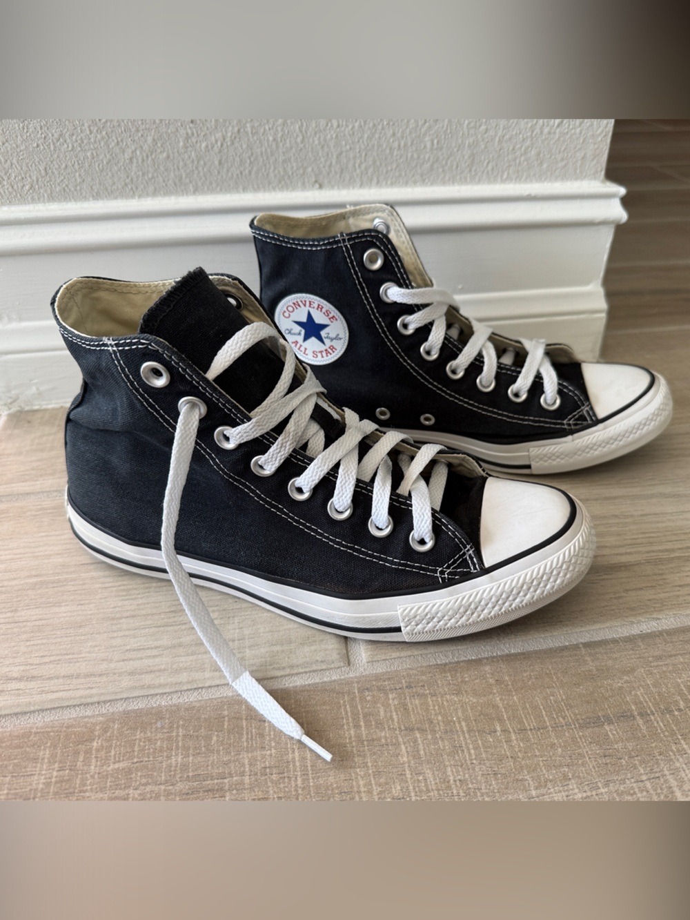 Converse Black & White High-Top Women Sneakers